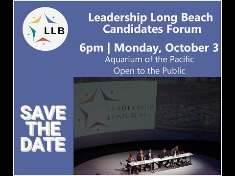 Long Beach candidate forum livestream frame