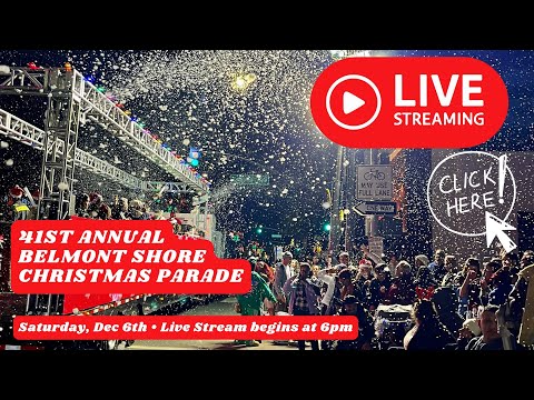 Belmont Shore Christmas Parade broadcast frame